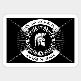 Warrior of Sparta Sticker